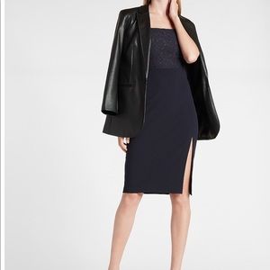 Cami Sheath Dress-Front slit